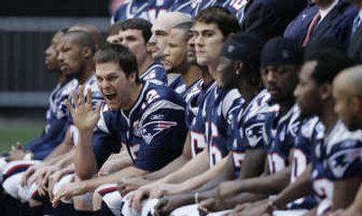 
New England QB Tom Brady hopes to wave goodbye to the Giants' chances. Associated Press
 (Associated Press / The Spokesman-Review)