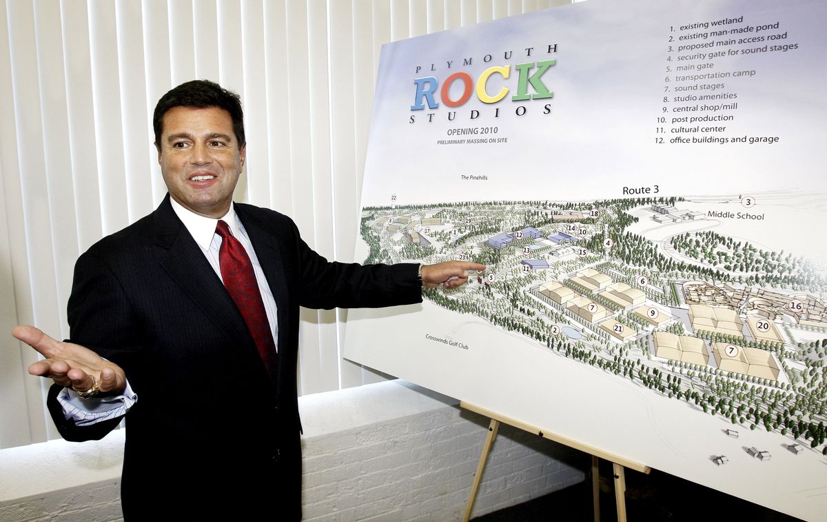 Plymouth Rock Studios CFO Joseph DiLorenzo talks about his company’s proposed $488 million film and television studio complex. It would  be the first independent film and television studio on the East Coast.Associated Press photos (Associated Press photos / The Spokesman-Review)
