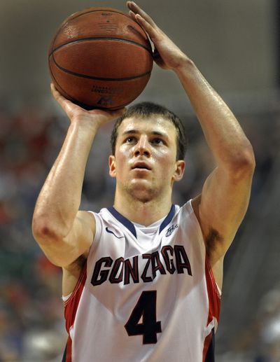 Freshman guard Kevin Pangos scored 30 in Gonzaga’s semifinal victory over BYU. (Christopher Anderson)