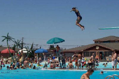 
People travel to Moses Lake from as far away as Spokane just to enjoy the Moses Lake Family Aquatic Center, a water park built with city funds and run by its Parks and Recreation Department. 
 (Rebecca Nappi / The Spokesman-Review)