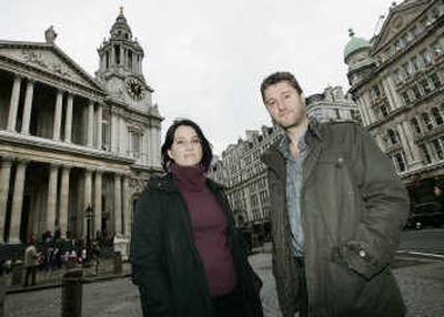 
Dave and Nicole Anderson pose in front of St. Paul's cathedral in central London. The couple is living in rental accommodations, where they plan to stay for the foreseeable future as they watch the country's previously buoyant housing market begin to slide, weighed down by the U.S. subprime mortgage crisis. Associated Press
 (Associated Press / The Spokesman-Review)