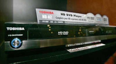 
A Toshiba HD-DVD disc player. Associated Press
 (Associated Press / The Spokesman-Review)