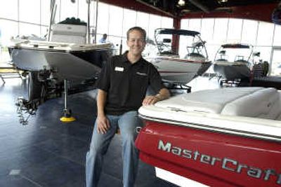 
Shaun Sorenson and his uncle, Wayne Sorenson, have opened a MasterCraft dealership in Liberty Lake. 
 (J. BART RAYNIAK / The Spokesman-Review)
