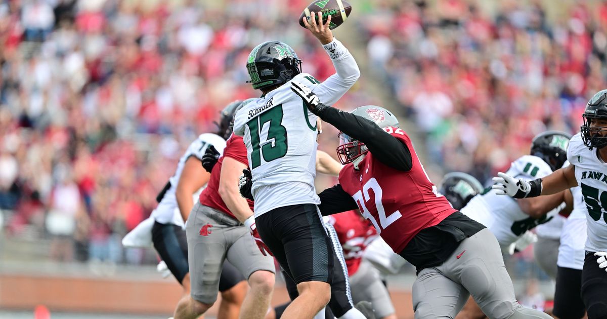 WSU rewind In blowout win over Hawaii, Cougs unlocked their pass rush