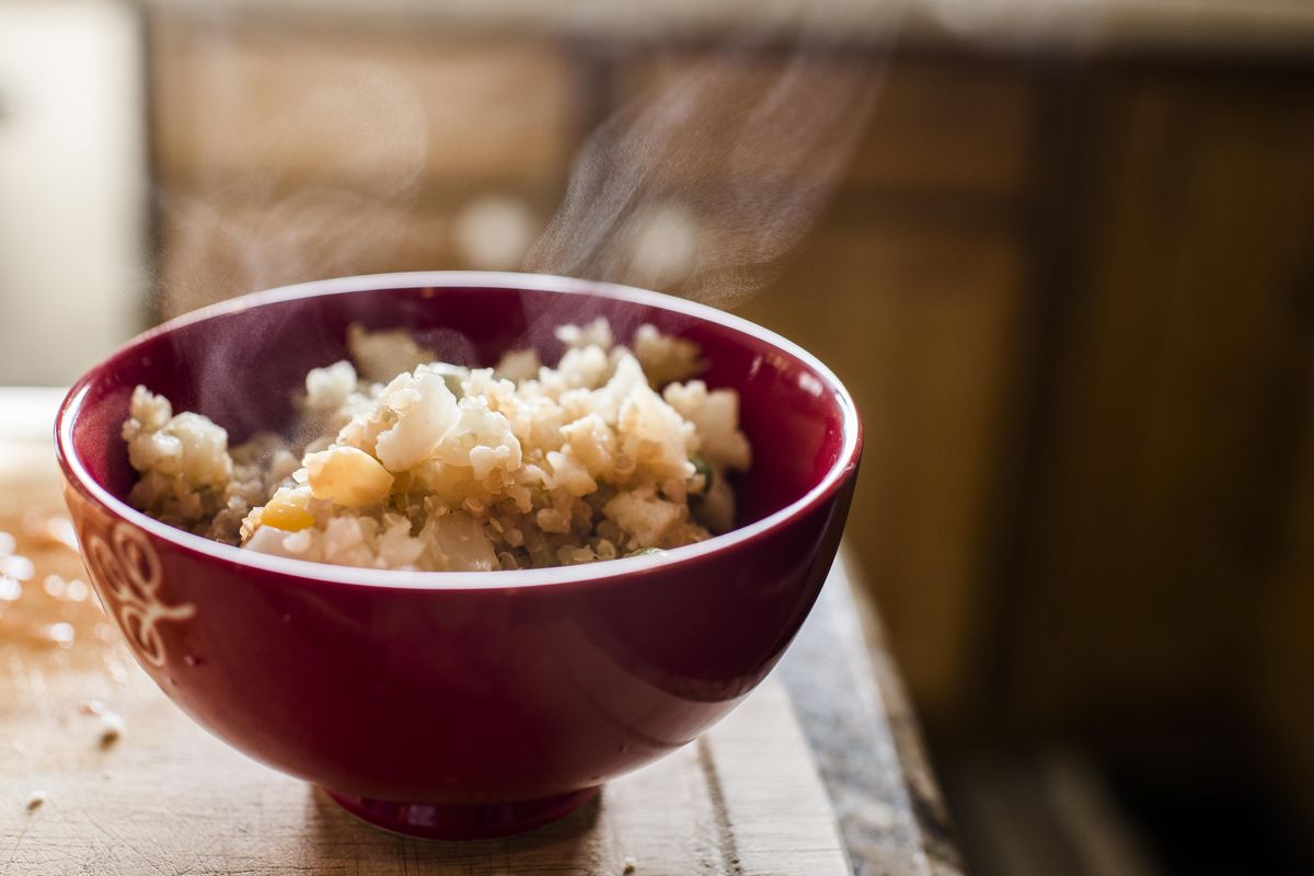 This Vegan Protein Fried Rice from Margaret Albaugh features quinoa. (Margaret Albaugh / V)