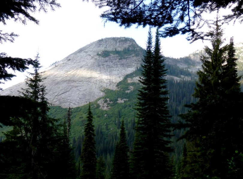 Beehive Dome in the Idaho Selkirk Mountains as seen from Pack River Road. (Rich Landers)