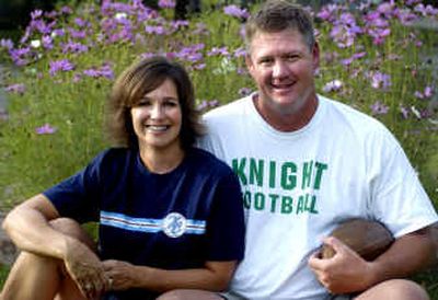 
Lisa and John Phelan are both coaches. Lisa is the head cross country coach at Freeman High School, while John coaches football and baseball at East Valley High School.
 (Holly Pickett / The Spokesman-Review)