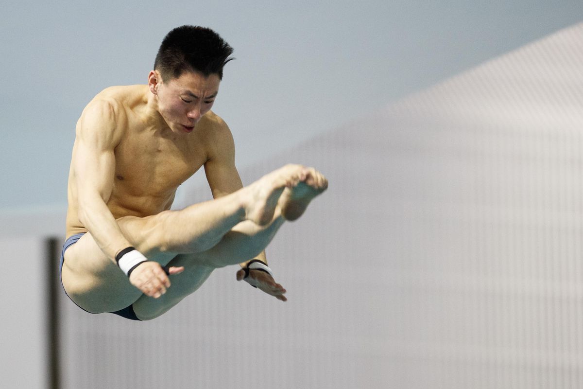 Colin Zeng of the Tennessee Volunteers competes during the  fourth day of the 2019 NCAA Division I Men’s Swimming and Diving Championships at the Lee and Joe Jamail Texas Swimming Center in Austin, Texas. (John Golliher / Tennessee Athletics)