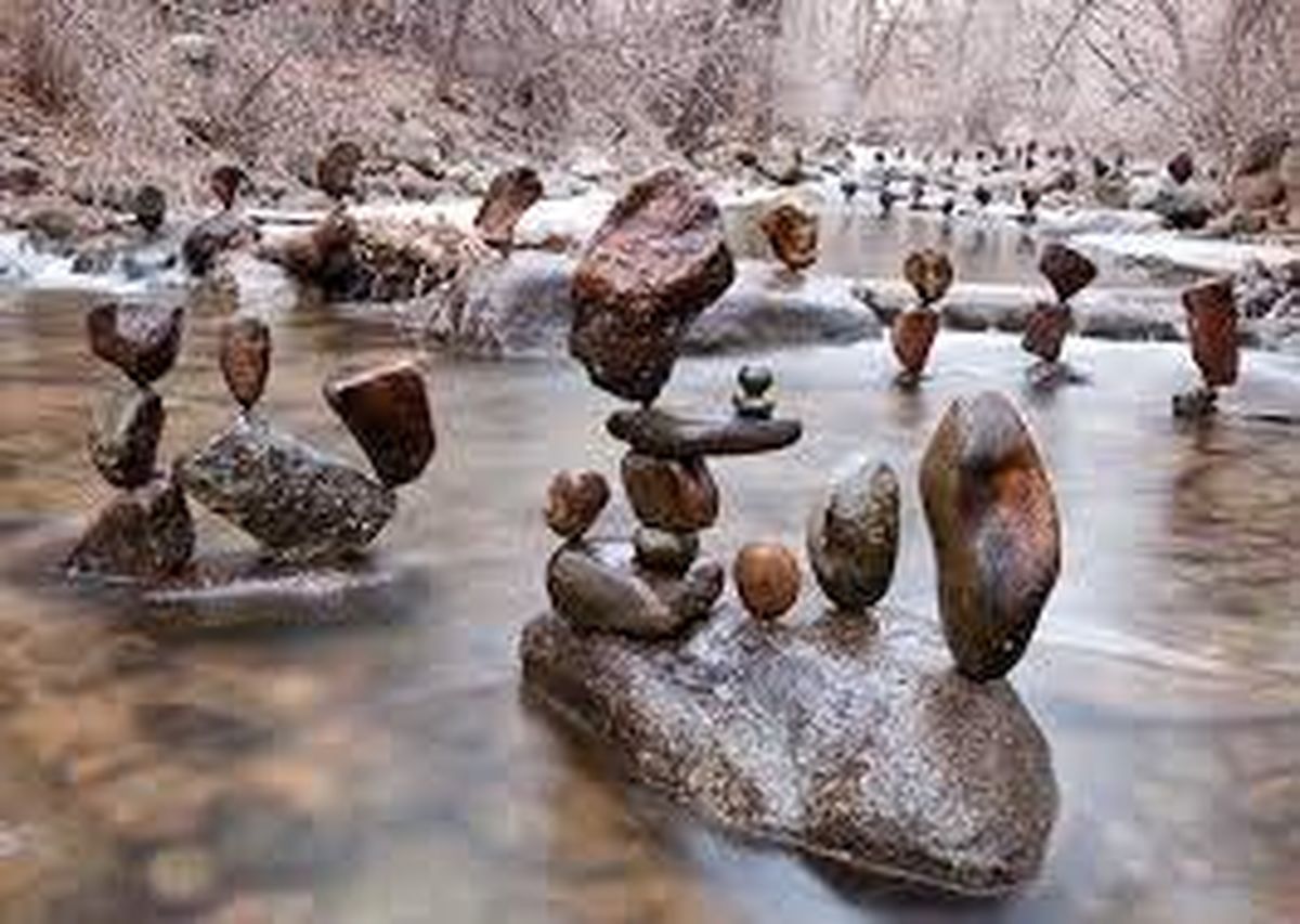 Stacking rocks leaves nature in the balance