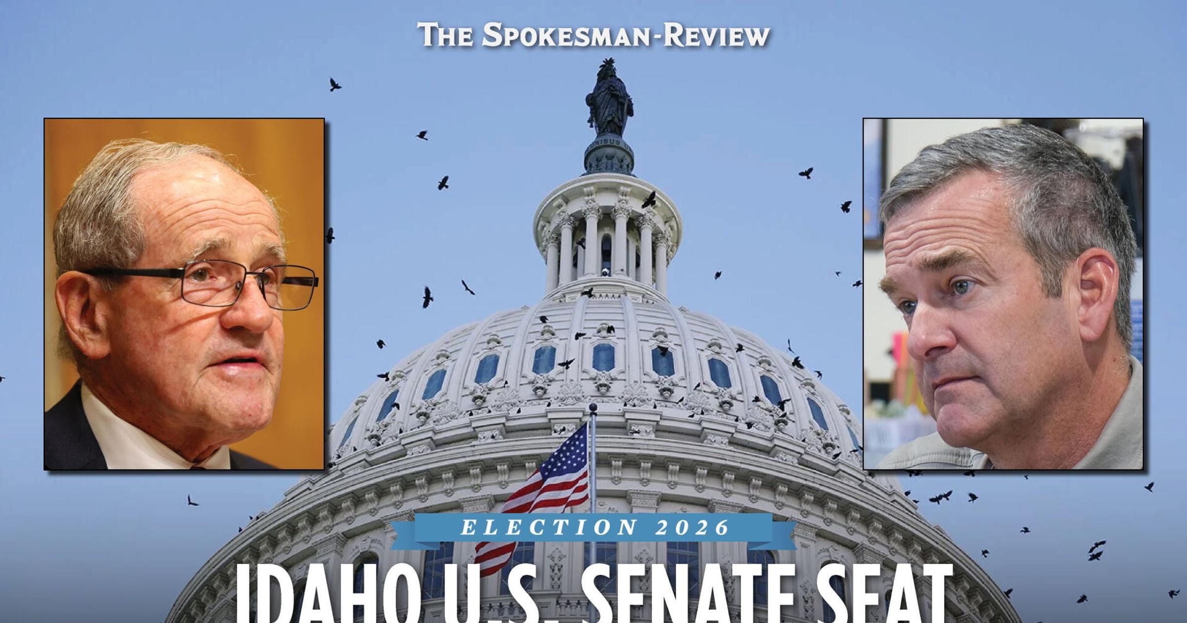 Republican Jim Risch faces independent Todd Achilles in the race to represent Idaho in the U.S. Senate