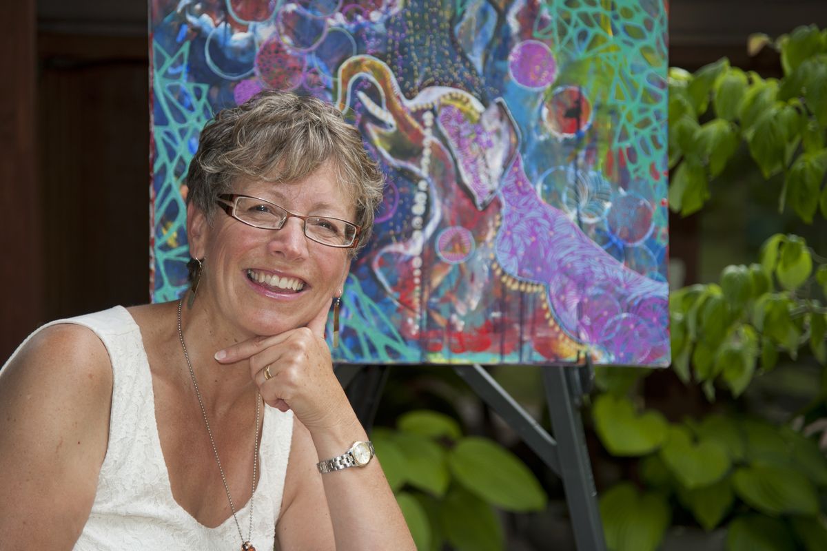 Loretta West is a certified Zentangle teacher. She works with people to release their creative spirits through meditative, flowing and intuitive art form. (Dan Pelle)