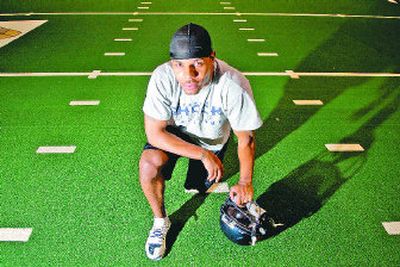 
Despite having a lucrative job in the oil industry, one year away from football convinced Alex Teems that he missed the chance to compete.
 (Jed Conklin / The Spokesman-Review)