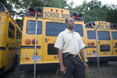 School bus driver Jamille Aine’s employer doesn’t offer paid sick days, so if he can’t shake the bug, he may not be able to pay his bills. Some 46 million U.S. workers lack paid sick days and lawmakers in 12 have proposed legislation in the past year that would require businesses to provide them.  (Associated Press / The Spokesman-Review)