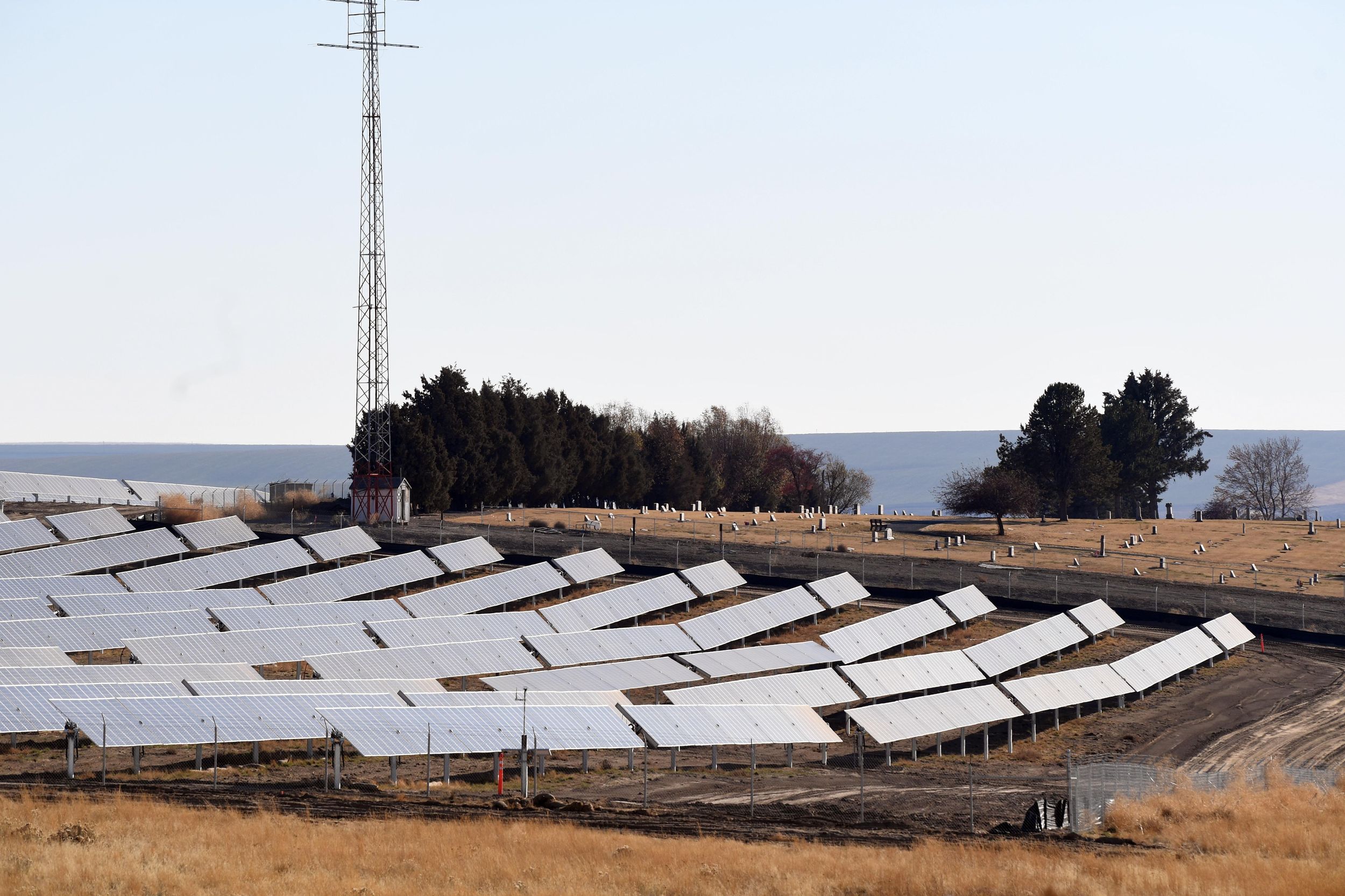 Solar farm in Lind Nov. 8, 2018 The SpokesmanReview