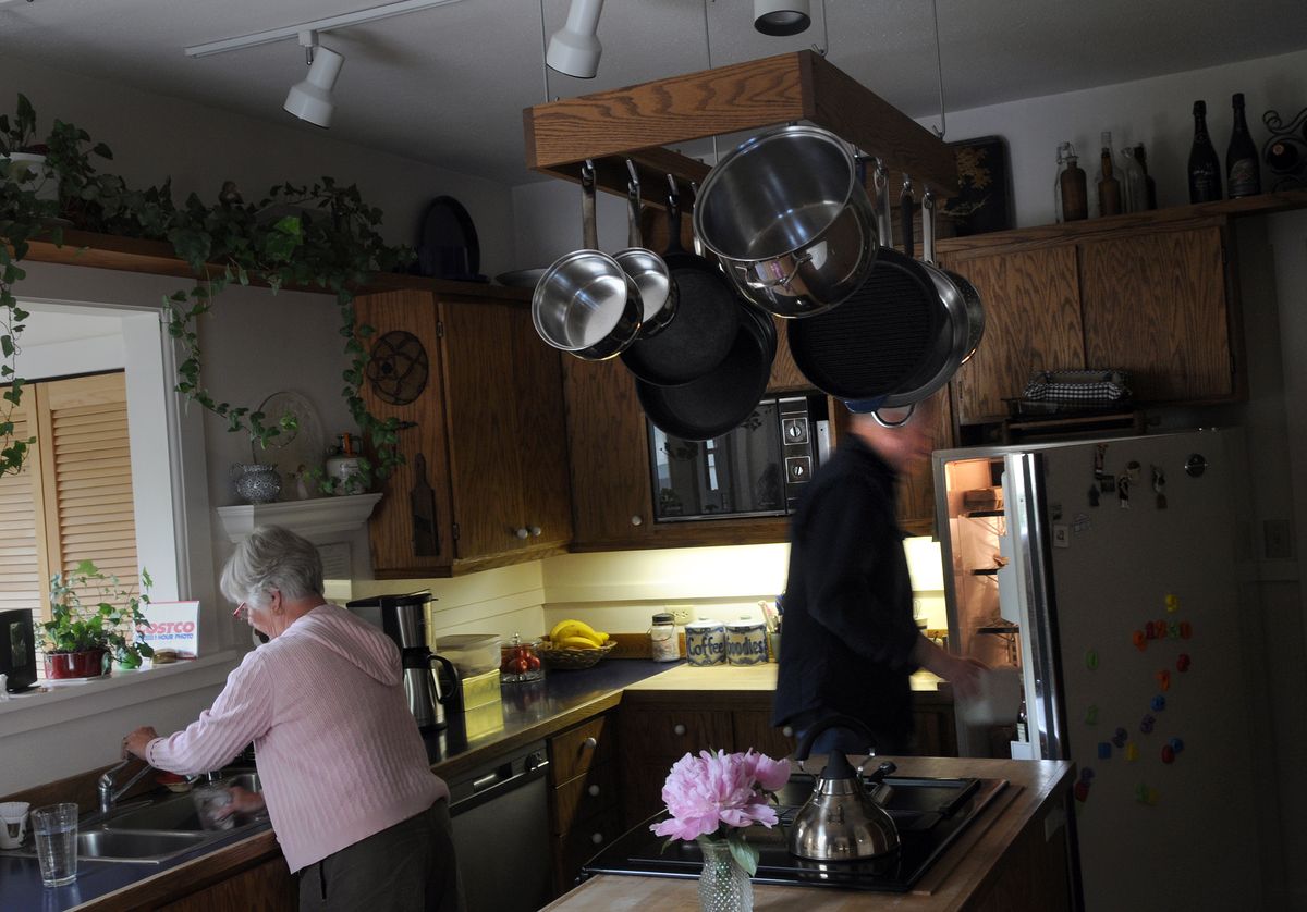 Molly and Tom Shine remodeled the kitchen in their historical home. (Rajah Bose / The Spokesman-Review)