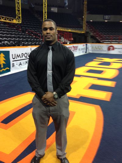 James Ruffin splits time between the Spokane Shock and U.S. Bank (Jim Meehan)