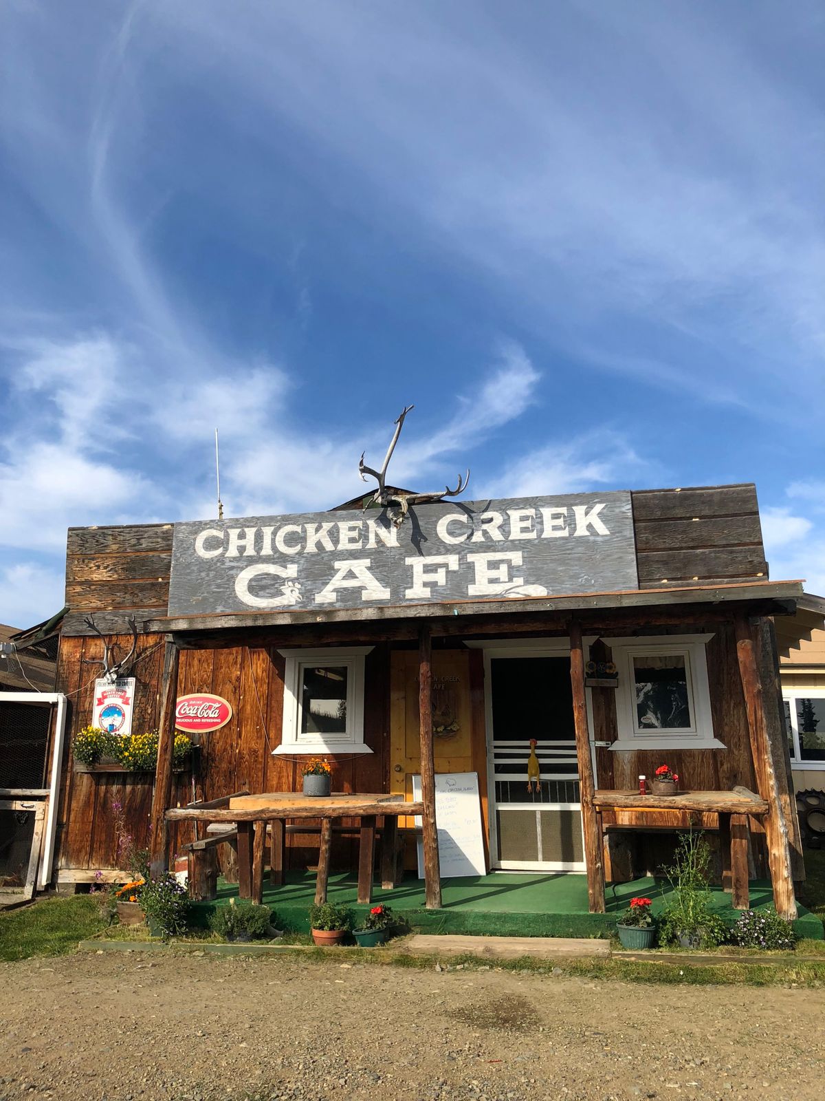 The baked goods are amazing at this cafe in Chicken, Alaska. (Leslie Kelly)