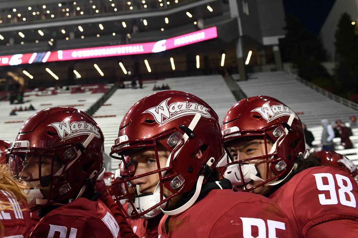 WSU unveils new 'Wazzu' helmets before taking on No. 14 Utah on Thursday