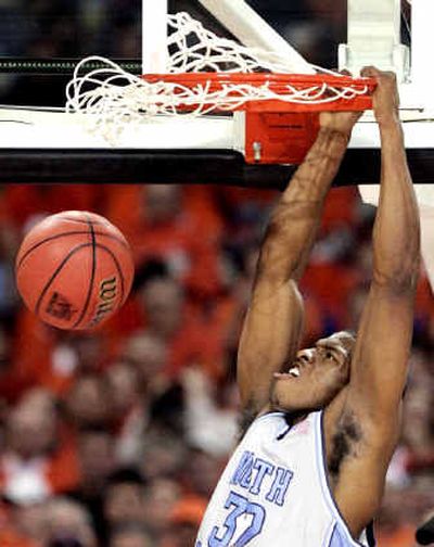 North Carolina's Rashad McCants has played a big part in the Tar Heels' success this season.
(Associated Press / The Spokesman-Review)