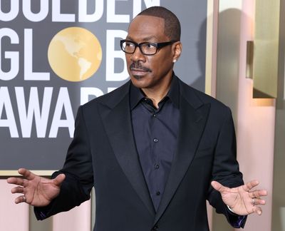 Eddie Murphy arrives at the 80th Golden Globe Awards at the Beverly Hilton Hotel on Jan. 10, 2023, in Beverly Hills, California. (Robert Gauthier/Los Angeles Times/TNS)