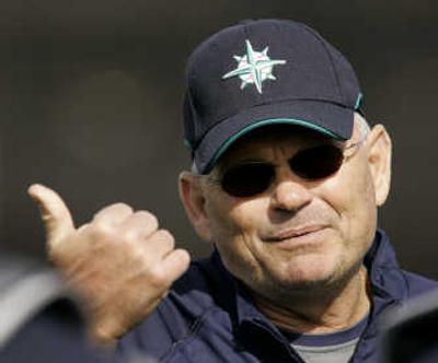 
John McLaren was all smiles during the spring, when many experts thought his Seattle Mariners would vie for the A.L. West title. Associated Press
 (Associated Press / The Spokesman-Review)