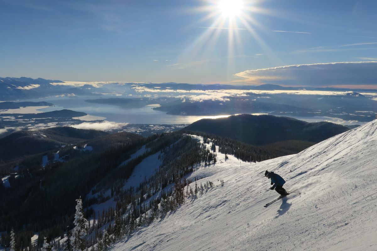 On sunny days, the views are jaw-dropping from ridgelines at Schweitzer Mountain Resort.  (John Nelson/courtesy)