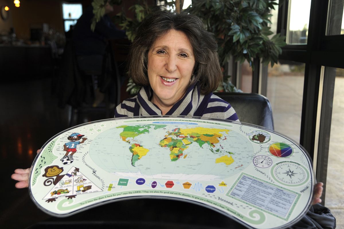 Jackie Wells developed the Portable Academic LapDesk for schoolchildren in Malawi. The desks will be produced in Coeur d