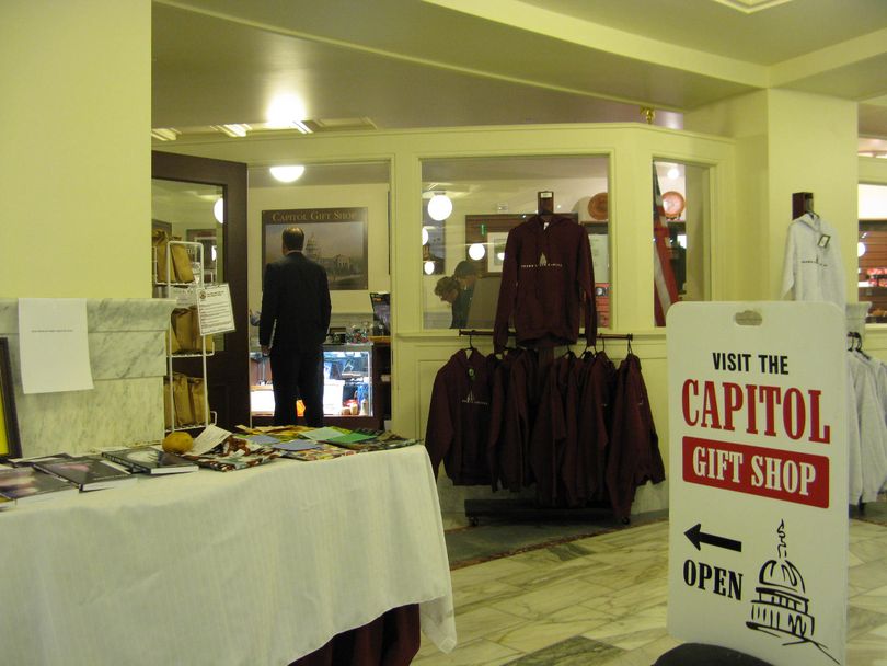 Idaho state Capitol Gift Shop holds 