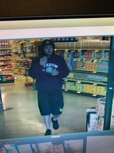 Coeur d’Alene police believe this man is responsible for stealing a 91-year-old’s purse Sunday, Oct. 29, 2017 in the 2800 block of North 15th Street in Coeur d’Alene. (Coeur d’Alene Police Department / Courtesy photo)