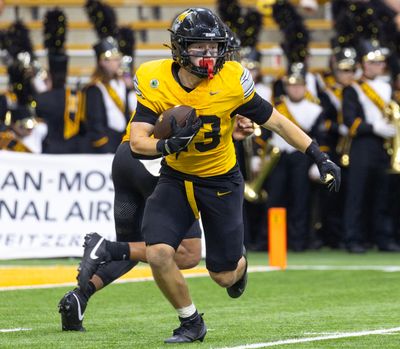 Idaho RB Art Williams carries the ball against Utah Tech on Saturday at the Kibbie Dome in Moscow, Idaho.  (Courtesy of Iain Crimmins)