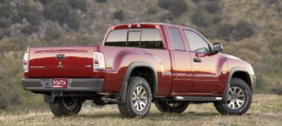 
The Raider is based on Dodge's Dakota pickup, sharing everything but sheet metal and interior trim. It's available in two models. 
 (The Spokesman-Review)