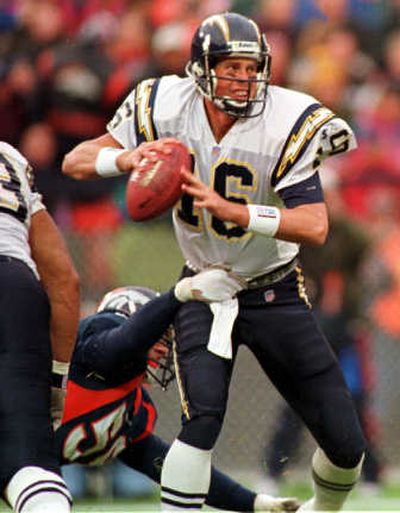 
Ryan Leaf threw nearly three pickoffs for every TD pass during his career. Associated Press
 (Associated Press / The Spokesman-Review)