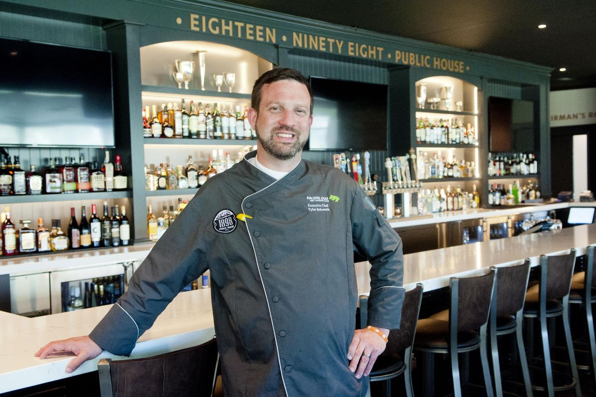 Tyler Schwenk is the new executive chef at the 1898 Public House. (Adriana Janovich / The Spokesman-Review)