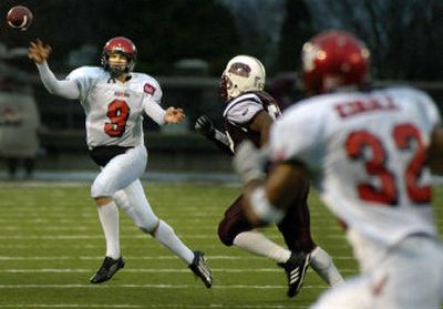 
Quarterback Erik Meyer, left, heads a senior class that has set numerous records and created memories at Eastern Washington. 
 (File/ / The Spokesman-Review)