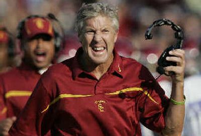 Southern California coach Pete Carroll has Trojans on a great run. 
 (Associated Press / The Spokesman-Review)