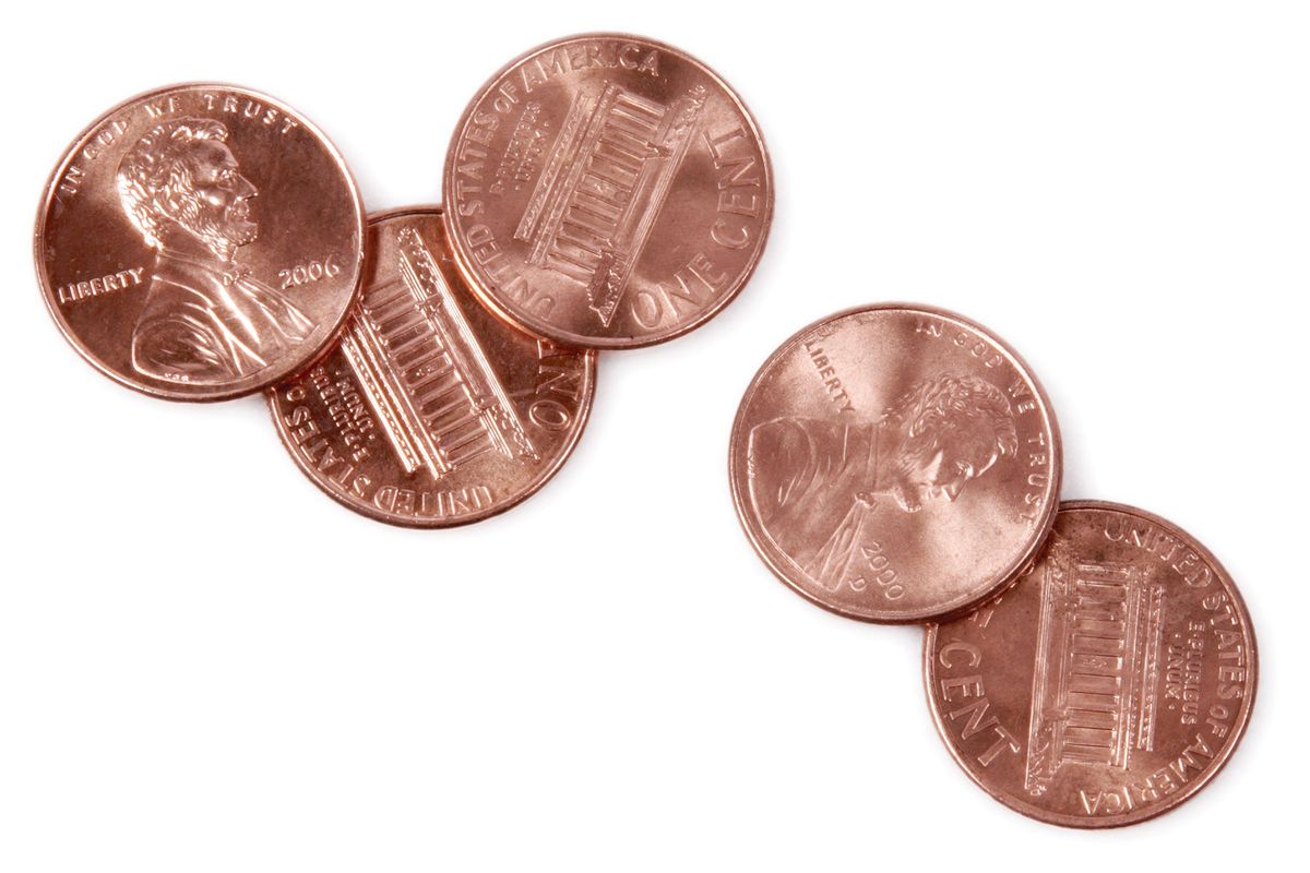 President Donald Trump said the Treasury Department will stop minting pennies.  (Dreamstime)