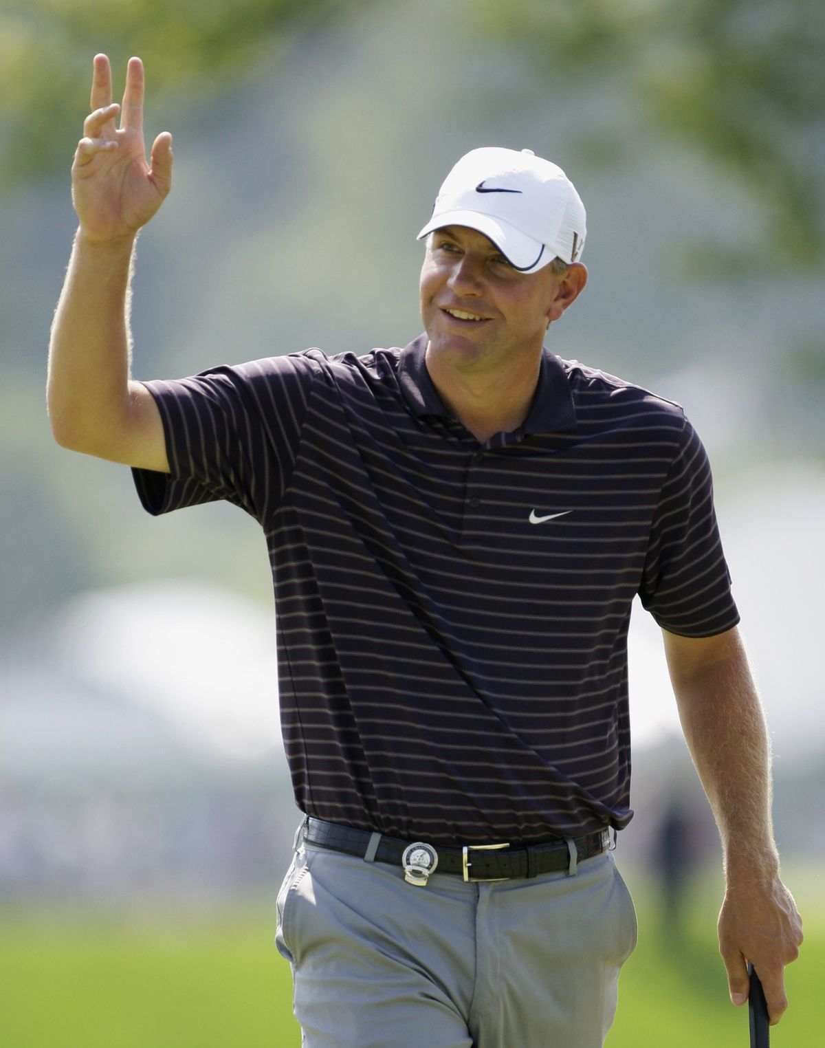 U.S. Open champion Lucas Glover is in contention again, sitting four shots off the lead at 3 under par.  (Associated Press / The Spokesman-Review)