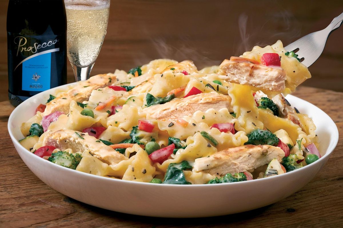 Chicken Giardino is new on the menu at Olive Garden, starting Jan. 2. (Courtesy of Olive Garden)