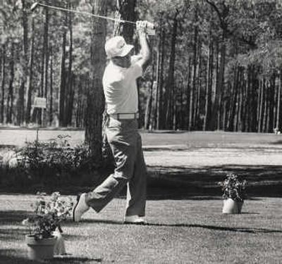 
Joe  Durgan, who founded the Lilac in 1960 when he was head pro at Downriver, is shown playing on the city course in 1973.
 (File / The Spokesman-Review)