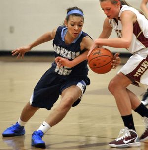 Gonzaga Prep’s Tia Presley, known for her hustling play, could become the GSL’s career scoring leader.  (Dan Pelle)