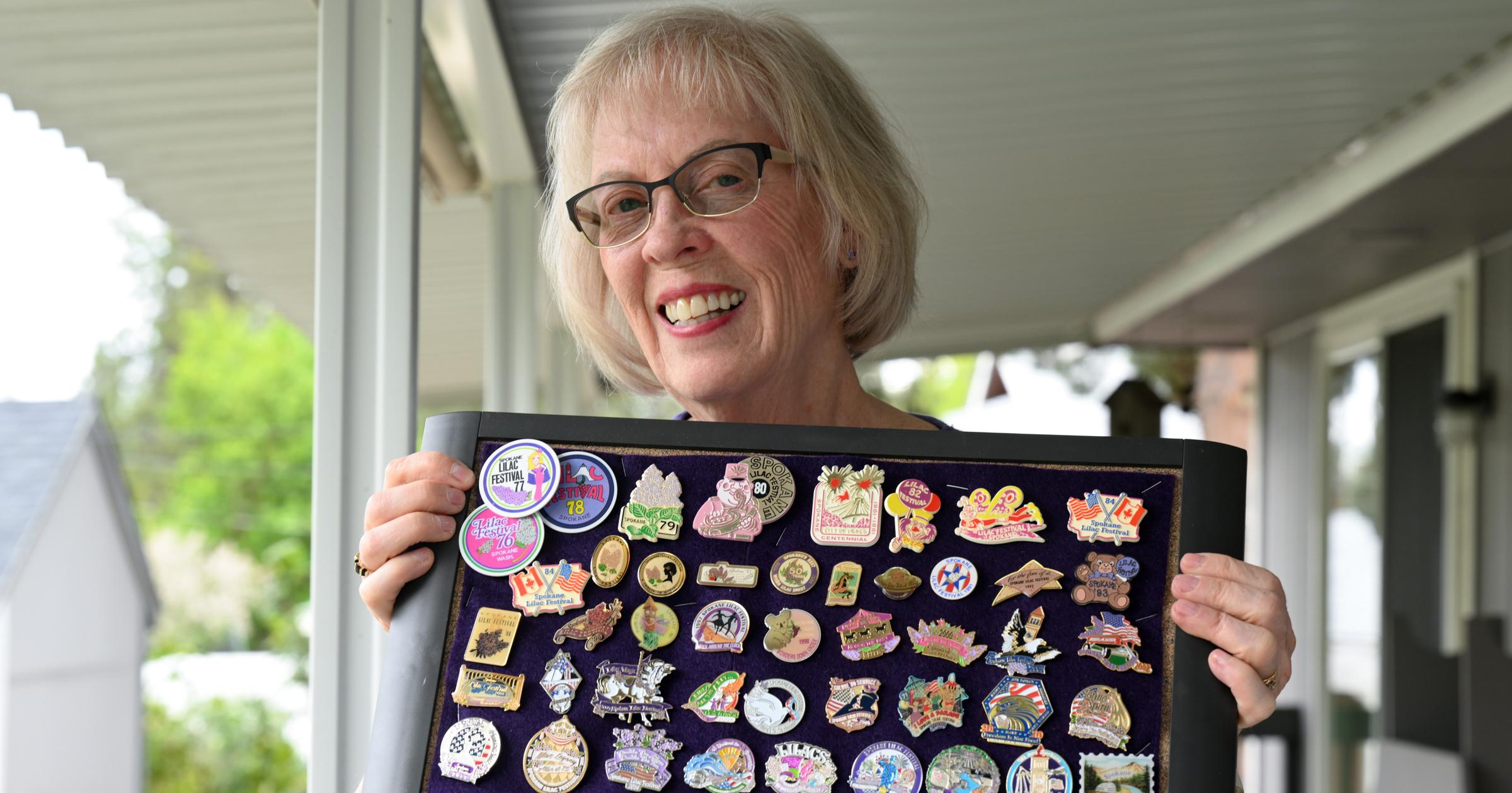 The Collector: Helen Kennett's Lilac Festival pins capture the