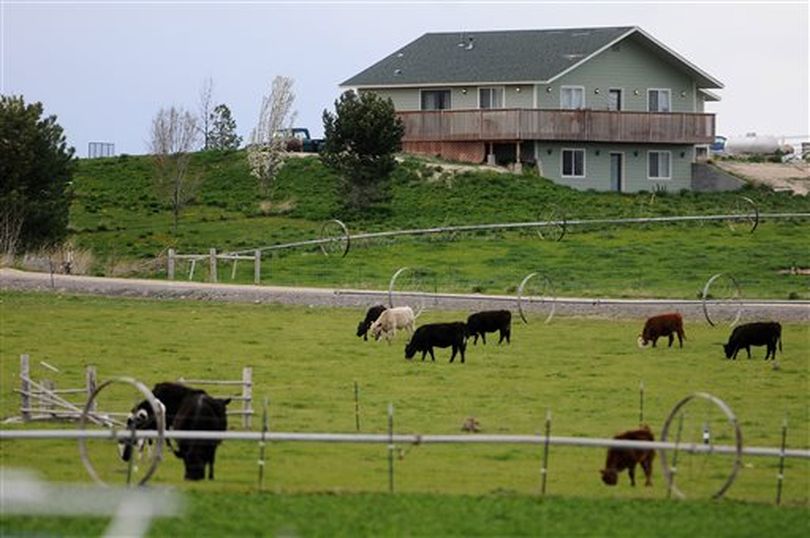 The residence once occupied by former New England area mob member Enrico Ponzo is pictured in a Monday, April 25, 2011 file photo, outside Marsing, Idaho. Ponzo, known as Jay Shaw to his Marsing neighbors, is on trial in Boston, Mass, in October 2013, accused of on numerous federal charges in a racketeering indictment, including the 1989 attempted murder of Francis 