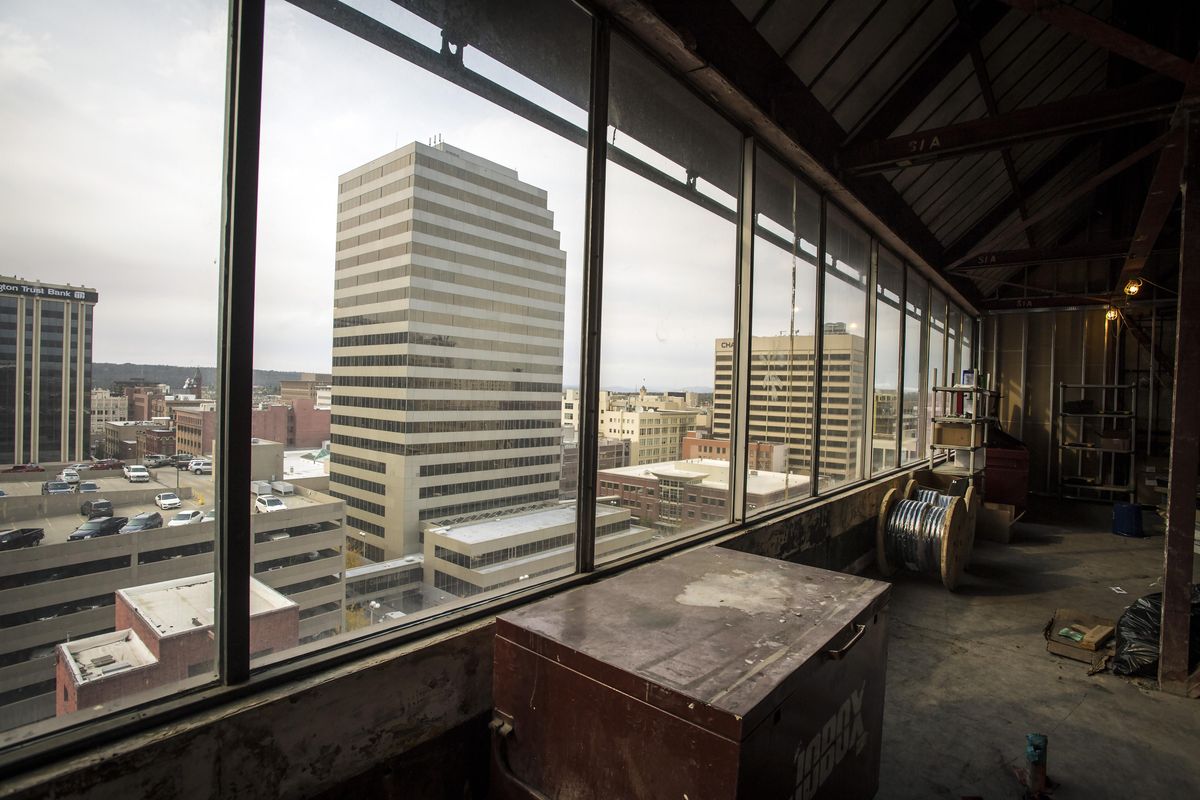 As part of the Ridpath renovation, the former Ankeny's restaurant on the top floior is being converted into codominiums by developer Ron Wells. Colin Mulvany/THE SPOKESMAN-REVIEW (Colin Mulvany / The Spokesman-Review)