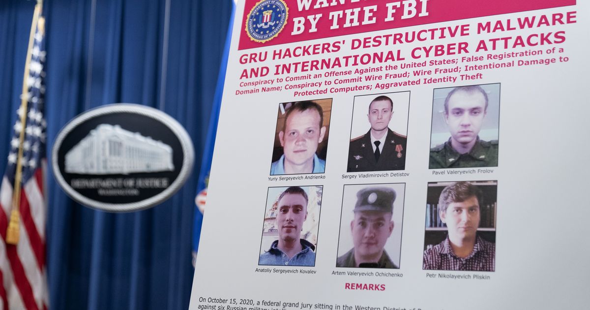 6 Russian Military Officers Charged In Vast Hacking Campaign | The ...