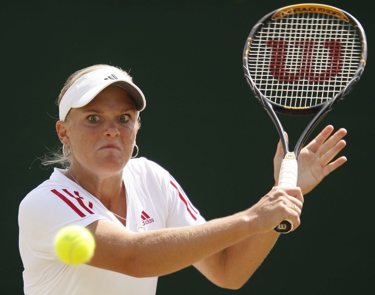 American teenager Melanie Oudin provided the biggest surprise at Wimbledon so far by beating Jelena Jankovic on Saturday.  (Associated Press / The Spokesman-Review)