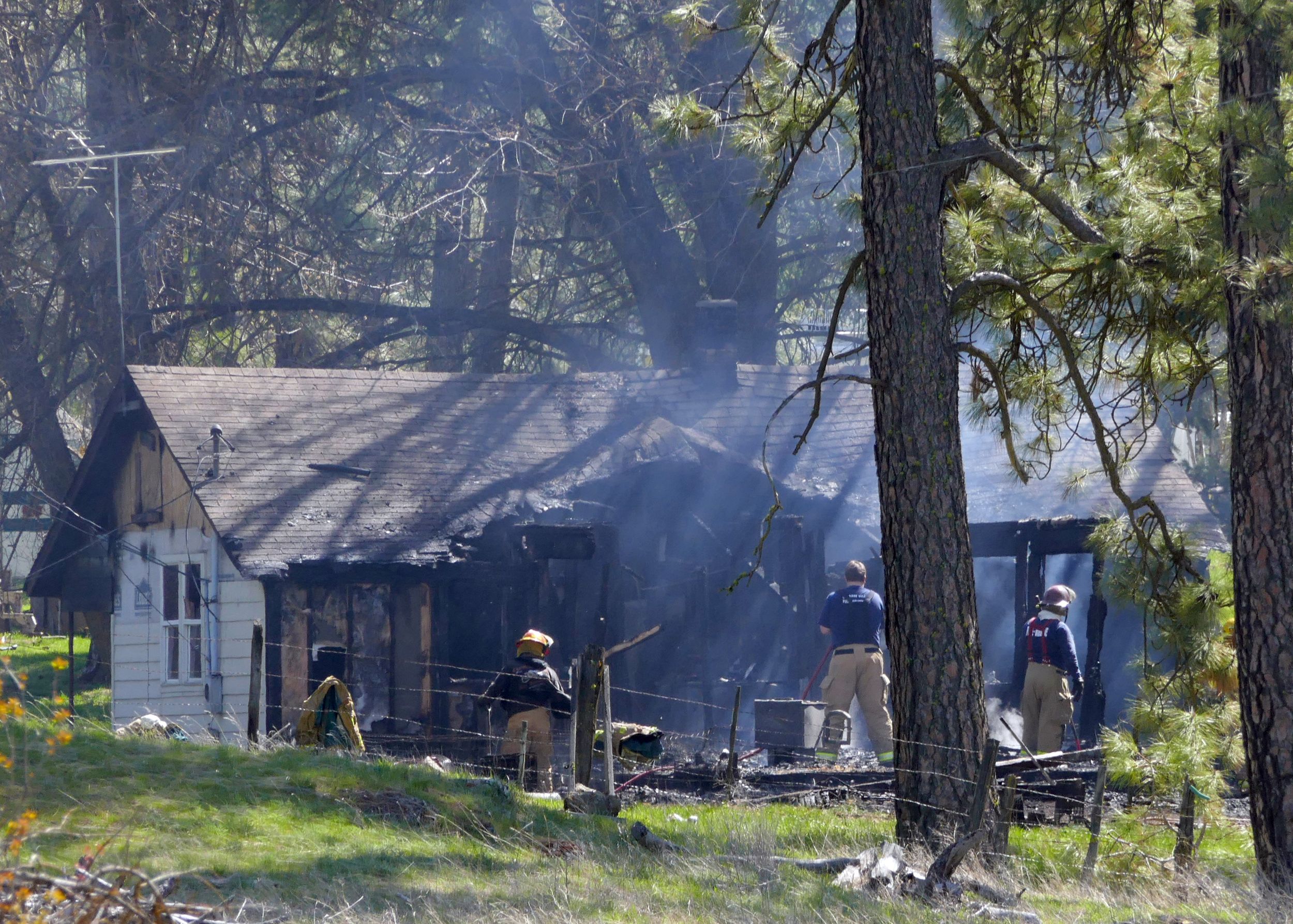 Adult found dead inside home that caught fire west of Cheney The