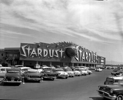 
The Stardust parking lot is packed on July 4, 1958, shortly after it opened.  
 (Associated Press / The Spokesman-Review)