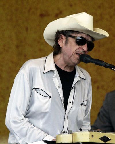 
Bob Dylan performs at the  New Orleans jazz festival on Friday
 (Associated Press / The Spokesman-Review)
