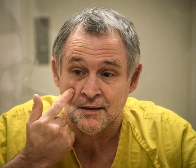 Eugene Jupp was just convicted of murdering his roommate on the South Hill and stuffing her body into a recycling dumpster, where it was found on a conveyor belt by workers. On Tuesday Feb. 26, 2019 while interviewed in jail, he continued to profess his innocence. (Dan Pelle / The Spokesman-Review)