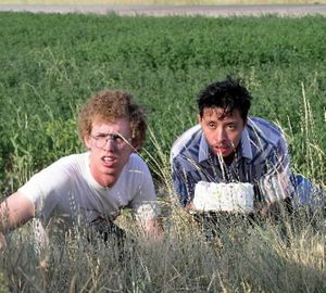 Jon Heder (Napoleon Dynamite), left, and Efren Ramirez (Pedro) are seen in this promotional movie still from the film "Napoleon Dynamite." (AP Photo/Fox Searchlight, Aaron Ruell)